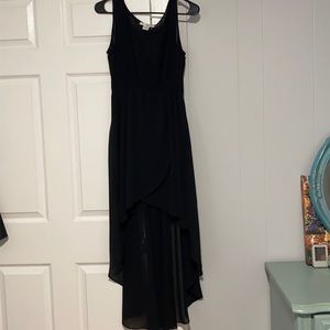sheer black maxi dress